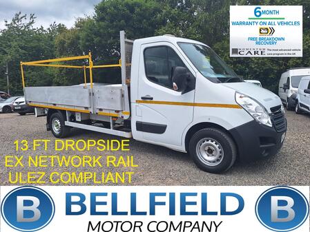 VAUXHALL MOVANO 2.3 CDTi 3500 BiTurbo DROPSIDE 13FT BED