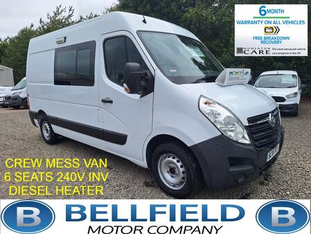 VAUXHALL MOVANO 2.3 CDTi 3500 CREW MESS 